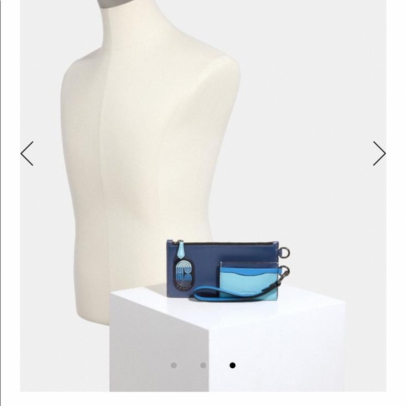 NWOT Coach Colorblock wristlet wallet card holder - Picture 14 of 14